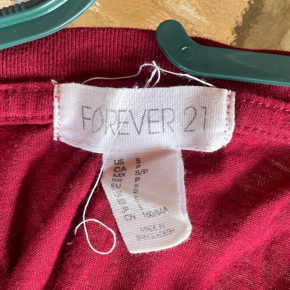 Red shirt from Forever 21 - Picture 3 of 3